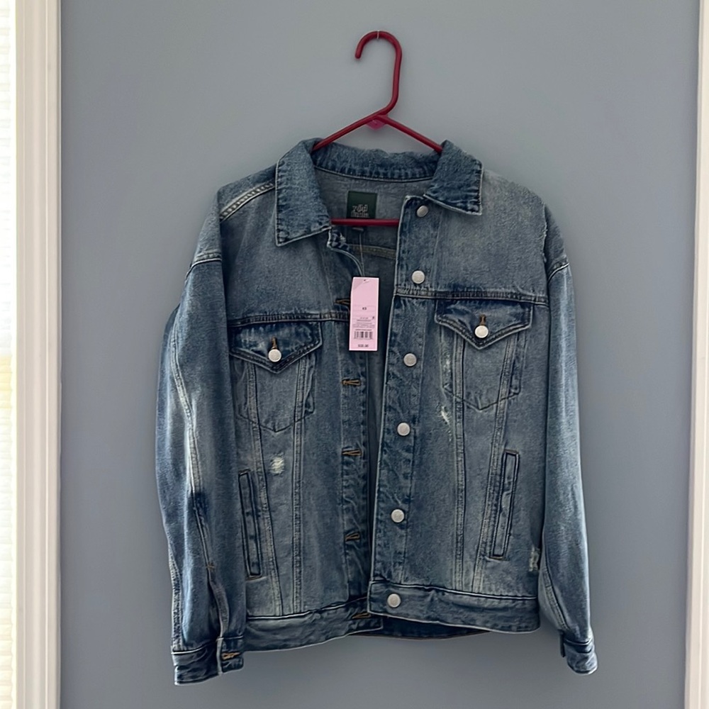 Oversized Jean Jacket. Wild Fable. Size XS. Never Worn